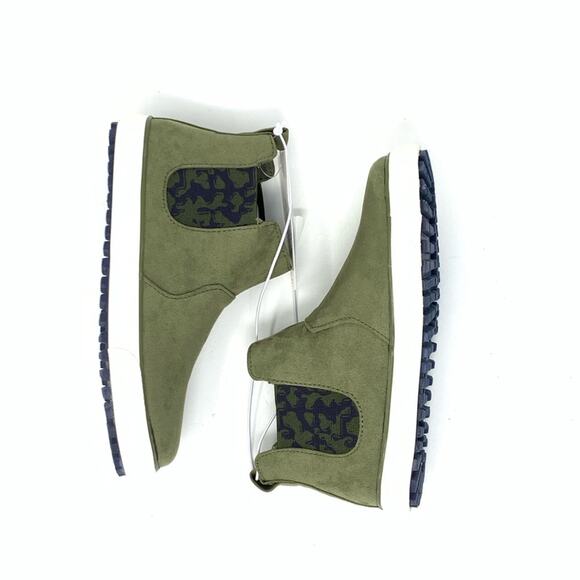 Cat & Jack Anton Olive Green Mid Top Sneaker Baby Toddler Boy Size 6 - Picture 4 of 5